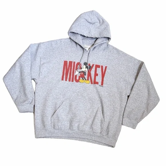 Junk Food Clothing Mickey Heather Grey Flea Market Hoodie—L UNISEX - Picture 2 of 9
